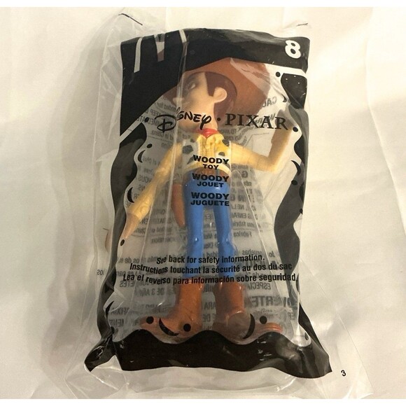 SHERIFF WOODY Disney’s Toy Story Movie Toy McDonald’s #8 NEW 2005 - Picture 2 of 3